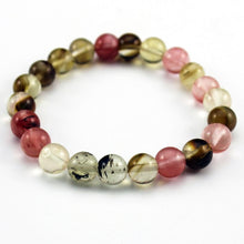 Load image into Gallery viewer, Nature Beaded Bracelet Men 8mm Natural Stone Lava Rock Tiger Eye Black Onyx Matte Healing Beads Stretch Charm Yoga Women Jewelry
