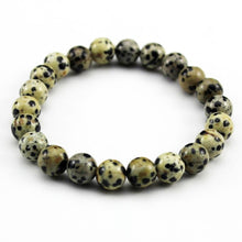 Load image into Gallery viewer, Nature Beaded Bracelet Men 8mm Natural Stone Lava Rock Tiger Eye Black Onyx Matte Healing Beads Stretch Charm Yoga Women Jewelry
