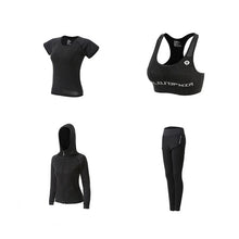 Load image into Gallery viewer, Gym Five 5 Piece Set Workout Clothes for Women Sports Bra and pants Sports Wear for Women Gym Clothing Athletic Yoga Set S-3XL
