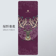 Load image into Gallery viewer, Natural Rubber Yoga Mat Non Slip Brand Design Mandala Printing Gymnastics Exercise Foldable Extension Yoga Pilates Pad Multi-use
