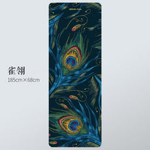 Load image into Gallery viewer, Natural Rubber Yoga Mat Non Slip Brand Design Mandala Printing Gymnastics Exercise Foldable Extension Yoga Pilates Pad Multi-use
