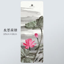 Load image into Gallery viewer, Natural Rubber Yoga Mat Non Slip Brand Design Mandala Printing Gymnastics Exercise Foldable Extension Yoga Pilates Pad Multi-use
