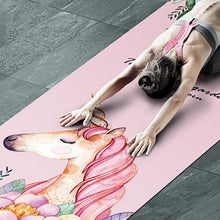 Load image into Gallery viewer, Yoga Mat Print Pattern Foldable Portable Fitness Yoga Towel Soft Anti-slip Indoor Outdoor Fitness Sports Mat Pad
