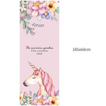 Load image into Gallery viewer, Yoga Mat Print Pattern Foldable Portable Fitness Yoga Towel Soft Anti-slip Indoor Outdoor Fitness Sports Mat Pad
