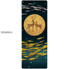 Load image into Gallery viewer, Yoga Mat Print Pattern Foldable Portable Fitness Yoga Towel Soft Anti-slip Indoor Outdoor Fitness Sports Mat Pad
