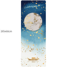 Load image into Gallery viewer, Yoga Mat Print Pattern Foldable Portable Fitness Yoga Towel Soft Anti-slip Indoor Outdoor Fitness Sports Mat Pad
