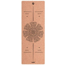 Load image into Gallery viewer, TPE Widens Yoga Mat 183cm*68cm Cork Yoga Mat Comfortable Non-slip Pilates Mat Portable Outdoor Exercise Mat 5mm Thick
