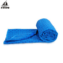 Load image into Gallery viewer, FDBRO Yoga Blanket Fitness Mat Yoga Mat Towel Non Slip Yoga Mat Cover Towel Blanket Sport Fitness Exercise Pilates Workout HOT
