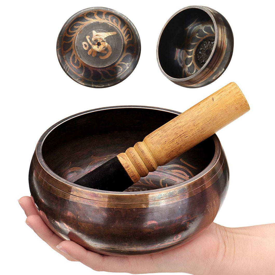 Nepal Tibetan Sing Bowl 8 size Himalayan Buddhist Yoga Meditation Singing Bowl Fengshui