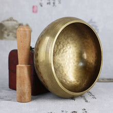 Load image into Gallery viewer, New Arrival Tibetan Buddhism Bowl Meditation Hammered Alms  Yoga Copper Sound Therapy Chakra Singing Bowl Religious Supplies
