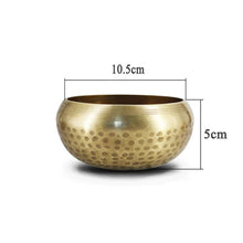 Load image into Gallery viewer, New Arrival Tibetan Buddhism Bowl Meditation Hammered Alms  Yoga Copper Sound Therapy Chakra Singing Bowl Religious Supplies
