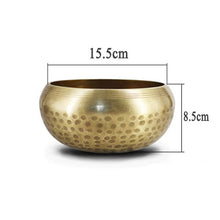 Load image into Gallery viewer, New Arrival Tibetan Buddhism Bowl Meditation Hammered Alms  Yoga Copper Sound Therapy Chakra Singing Bowl Religious Supplies
