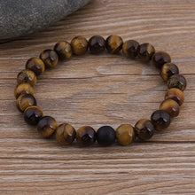 Load image into Gallery viewer, Hot Couples Distance Bracelet Natural Stone White Black Yoga Beaded Bracelets for Men Women Friend Gift Charm Strand Jewelry
