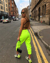 Load image into Gallery viewer, Gym Jogging Sweat Pants Womens Joggers Tracksuit Bottoms Trousers Slacks Jogger Pants Drawstring Elastic Waist Trousers
