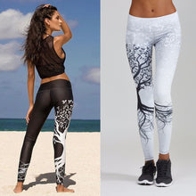 Load image into Gallery viewer, Leggings high waist fitness pants women Printed Sports Workout Gym Fitness Exercise Athletic Pants leggings
