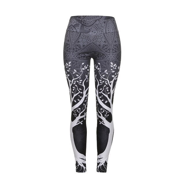 Leggings high waist fitness pants women Printed Sports Workout Gym Fitness Exercise Athletic Pants leggings