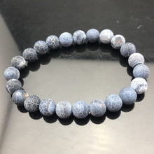 Load image into Gallery viewer, Nice Chakra Beaded Bracelet Men 8mm Natural Stone Lava Tiger Eye Matte Black Onyx Healing Beads Stretch Charm Yoga Women Jewelry
