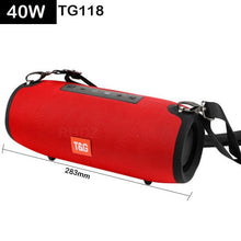 Load image into Gallery viewer, High power 40W Bluetooth speaker bass Portable column wireless Stereo subwoofer Music Playe Center With 3600mAh Battery soundbox
