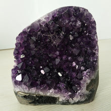 Load image into Gallery viewer, High quality Uruguay stone amethyst geode crystal quartz cluster home decor display amethyste pierre naturelle

