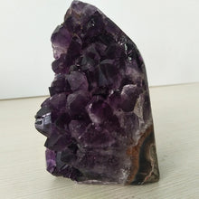Load image into Gallery viewer, High quality Uruguay stone amethyst geode crystal quartz cluster home decor display amethyste pierre naturelle
