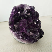 Load image into Gallery viewer, High quality Uruguay stone amethyst geode crystal quartz cluster home decor display amethyste pierre naturelle
