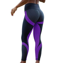 Load image into Gallery viewer, 8colors Hot Honeycomb Printed Yoga Pants Women Push Up Sport Leggings Professional Running Leggins Sport Fitness Tights Trousers
