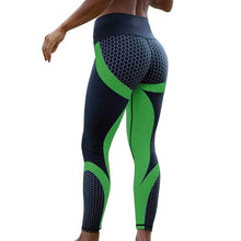 Load image into Gallery viewer, 8colors Hot Honeycomb Printed Yoga Pants Women Push Up Sport Leggings Professional Running Leggins Sport Fitness Tights Trousers
