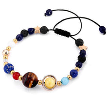 Load image into Gallery viewer, 2020 Eight Planets Bead Bracelet Men Natural Stone Universe Yoga Solar Chakra Bracelet for Women Men Jewelry Gifts Drop Shipping
