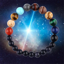 Load image into Gallery viewer, 2020 Eight Planets Bead Bracelet Men Natural Stone Universe Yoga Solar Chakra Bracelet for Women Men Jewelry Gifts Drop Shipping
