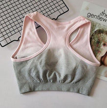 Load image into Gallery viewer, Women Seamless Yoga Sets Gym High Waist Ombre Leggings Bra Suits Sleeveless Fitness Training Sport Running Sportswear Bra Pants
