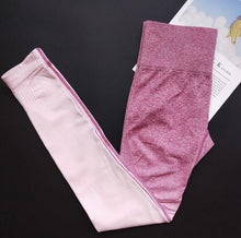 Load image into Gallery viewer, Women Seamless Yoga Sets Gym High Waist Ombre Leggings Bra Suits Sleeveless Fitness Training Sport Running Sportswear Bra Pants
