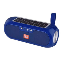 Load image into Gallery viewer, Portable Column WirelessBluetooth bass Speaker Stereo Music Box Solar Power Bank Boombox waterproof USB AUX FM radio super bass
