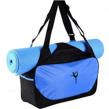 Load image into Gallery viewer, Large Capacity Woman Yoga Mat Bag Fitness Bag Sports Dancing Waterproof Bag Fitness Crossbody One Shoulder Pilates Bag
