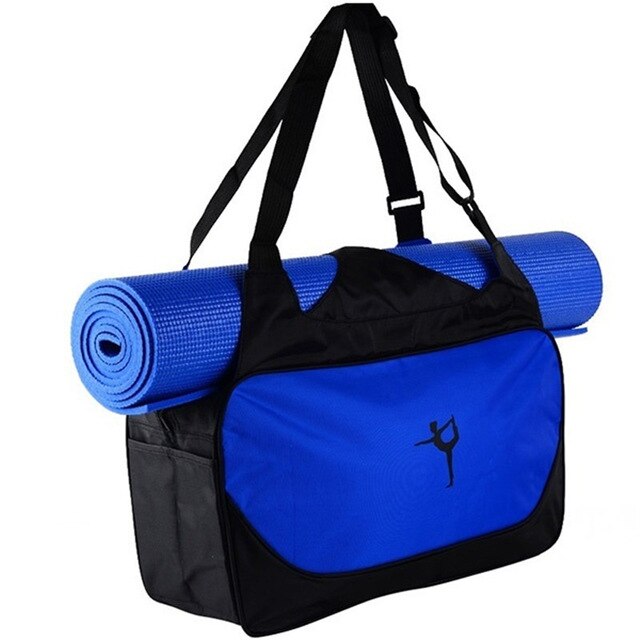 Large Capacity Woman Yoga Mat Bag Fitness Bag Sports Dancing Waterproof Bag Fitness Crossbody One Shoulder Pilates Bag