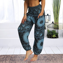 Load image into Gallery viewer, Womens Loose Yoga Pants Floral Print Wide Leg Trousers Long Stretch Pants Loose Palazzo Trousers SweatpantsHarlan Pants
