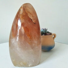 Load image into Gallery viewer, Natural stone red hematoid quartz crystal display home decoration stone color romantic Multi-inclusions Crystal

