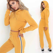 Load image into Gallery viewer, 2pcs Women Set Outfits Long Sleeve Hoodie Sweatshirt Top + Long Pants Ladies Casual Sports Sweat Suit Tracksuits
