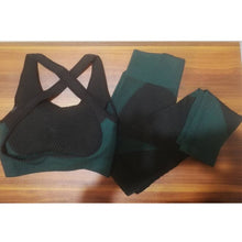 Load image into Gallery viewer, 2020 Yoga Sets Fitness Sports Set Clothing for women Running Gym Tight Leggings High Waist Pants Seamless Bra Top Workout Suits
