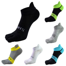 Load image into Gallery viewer, Pure Cotton Toe Socks Men Mesh Breathable Five Finger Sock Casual Ankle Socks Male Five Toe Sock
