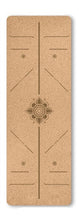 Load image into Gallery viewer, TPE+Cork Non-slip Yoga Mat Fitness Mats Position Line Eco-friendly Natural Cork Yoga Mattress Pilates Mat Exercise Training Mats
