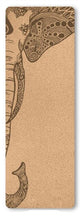 Load image into Gallery viewer, TPE+Cork Non-slip Yoga Mat Fitness Mats Position Line Eco-friendly Natural Cork Yoga Mattress Pilates Mat Exercise Training Mats

