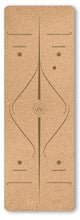 Load image into Gallery viewer, TPE+Cork Non-slip Yoga Mat Fitness Mats Position Line Eco-friendly Natural Cork Yoga Mattress Pilates Mat Exercise Training Mats
