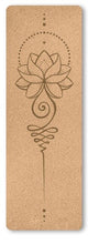 Load image into Gallery viewer, TPE+Cork Non-slip Yoga Mat Fitness Mats Position Line Eco-friendly Natural Cork Yoga Mattress Pilates Mat Exercise Training Mats
