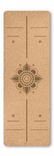 Load image into Gallery viewer, TPE+Cork Non-slip Yoga Mat Fitness Mats Position Line Eco-friendly Natural Cork Yoga Mattress Pilates Mat Exercise Training Mats
