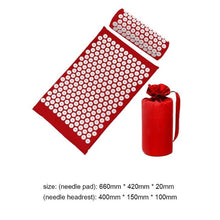 Load image into Gallery viewer, Massager Cushion Massage Yoga Mat Acupressure Relieve Stress Back Body Pain Spike Mat Acupuncture Massage Yoga Mat with Bag
