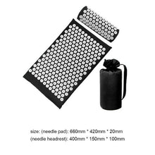 Load image into Gallery viewer, Massager Cushion Massage Yoga Mat Acupressure Relieve Stress Back Body Pain Spike Mat Acupuncture Massage Yoga Mat with Bag
