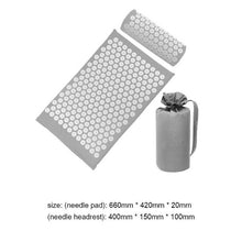 Load image into Gallery viewer, Massager Cushion Massage Yoga Mat Acupressure Relieve Stress Back Body Pain Spike Mat Acupuncture Massage Yoga Mat with Bag
