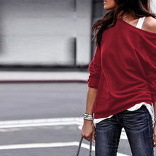 Load image into Gallery viewer, women long sleeve sport Sweater O-neck  sportswear activewear for women loose breathable top shirts spring autumn
