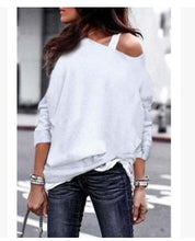 Load image into Gallery viewer, women long sleeve sport Sweater O-neck  sportswear activewear for women loose breathable top shirts spring autumn
