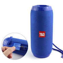 Load image into Gallery viewer, Portable Bluetooth Speaker Wireless Bass Column Waterproof Outdoor USB Speakers Support AUX TF Subwoofer Loudspeaker TG117
